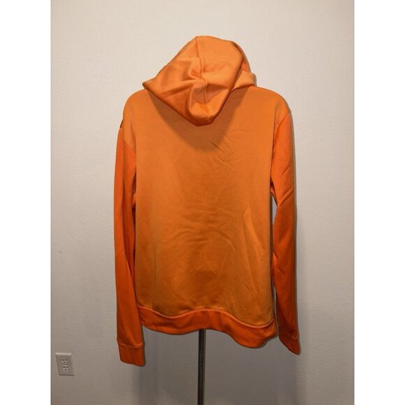 Under Armor Large Hoodie Pullover Orange Long Sleeve Sport - Picture 6 of 7